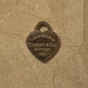 Tiffany and co charm “please return to tiffany”